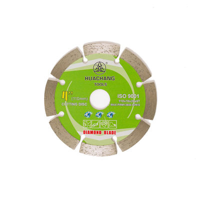 Prensa fría 4.3inch 110×1.2/1.8×10×20×8T Diamond Blade For General Purpose dividido en segmentos de alta calidad con larga vida