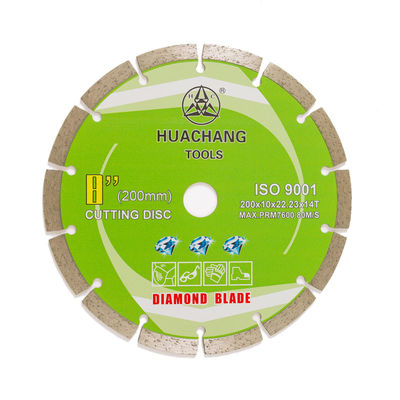La prensa fría 8inch 200×1.6/2.2×10×22.23mm×14T dividió Diamond Blade For General Purpose, la piedra y el hormigón en segmentos