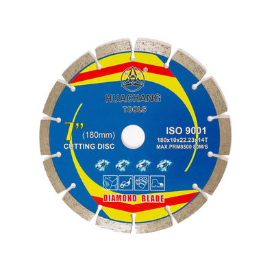 rueda que corta concreta 180×1.6/2.2×10×22.23×14T para la amoladora 180m m Diamond Tile Cutting Blade
