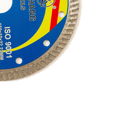 Cuerpo de acero de alta calidad de Diamond Blade 65Mn de la porcelana de la prensa caliente 6inch ‘150×1.4/2.4×10×22.23m m con vida que corta larga