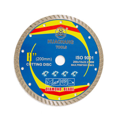 Cuerpo de acero caliente de alta calidad de Diamond Blade 65Mn de la porcelana de la prensa 8inch ‘200×1.6/2.6×10×22.23m m con vida que corta larga