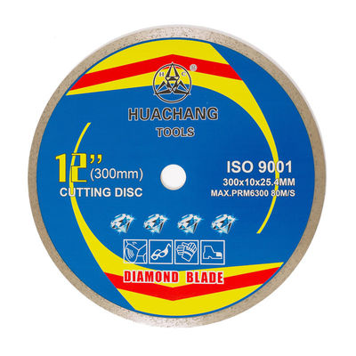 10&quot; 12&quot; cuchilla 300mmx25.4m m del diamante de la porcelana de la hoja de sierra de la teja del diamante