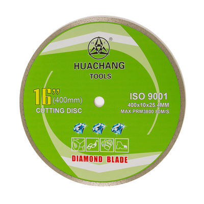 larga vida continua de Rim Diamond Blade For Ceramic With de la prensa fría de 16inch ‘400×2.6/3.4×10×25.4m m
