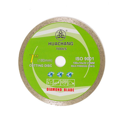 7 en la cuchilla continua de Rim Wet Dry Cut Diamond para cortar el mármol 180x22.2m m