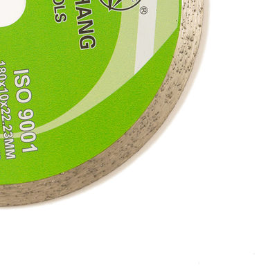 La prensa fría 7inch 180×1.6/2.2×10×22.23m m Rim Diamond Blade For Ceramic continuo, vetea con vida que corta larga