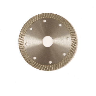 Prensa fría 4.5inch ‘115×1.2/2.0×10×22.23m m Turbo Diamond Blade For General Purpose, de cerámica, de mármol y concreto