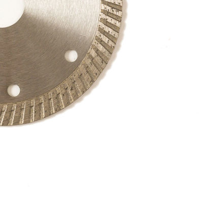 Prensa fría 4.5inch ‘115×1.2/2.0×10×22.23m m Turbo Diamond Blade For General Purpose, de cerámica, de mármol y concreto