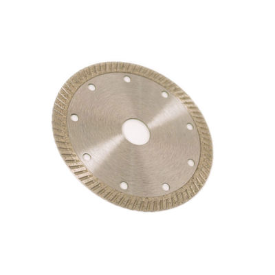 Prensa fría 5inch ‘125×1.2/2.0×10×22.23m m Turbo Diamond Blade For General Purpose, de cerámica, de mármol y concreto