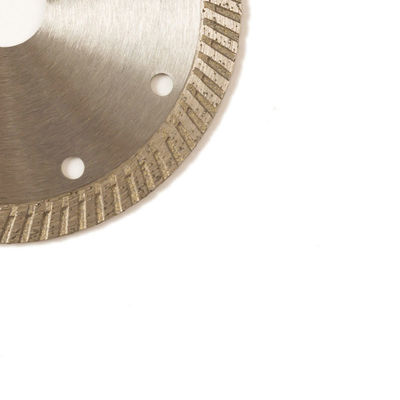 Prensa fría 5inch ‘125×1.2/2.0×10×22.23m m Turbo Diamond Blade For General Purpose, de cerámica, de mármol y concreto