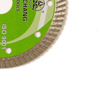 Prensa fría 5inch ‘125×1.2/2.0×10×22.23m m Turbo Diamond Blade For General Purpose, de cerámica, de mármol y concreto