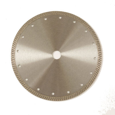 Prensa fría 7inch 180×1.6/2.6×10×22.23m m Turbo Diamond Blade For General Purpose, de cerámica, de mármol y concreto