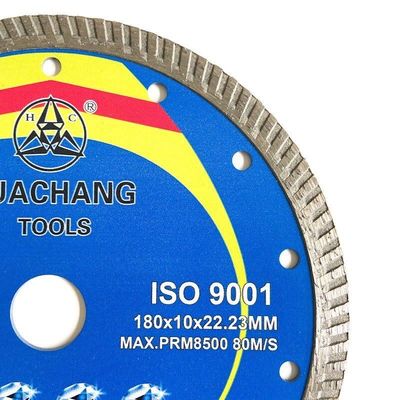 6 disco del corte de la pulgada 180m m Diamond Blade High Quality Porcelain para la amoladora de ángulo 22.23m m Boree