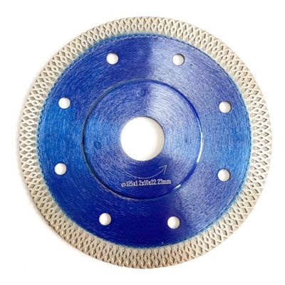 Propósito circular azul caliente de la prensa 5inch 125x0.8/1.2x10x22.23m m Diamond Saw Blade For General de HUACHANG, de cerámica, ladrillo
