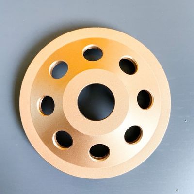 El laser de alto nivel 4.5inch soldó con autógena la sola fila Diamond Cup Wheel For Concrete, piedra, materiales de 115m m de construcción duros