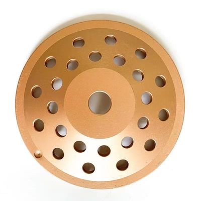 fila soldada con autógena laser Diamond Cup Wheel For Concrete, piedra, materiales de 5inch 125×10T (30×5×7.2) ×22.23mm sola de construcción duros