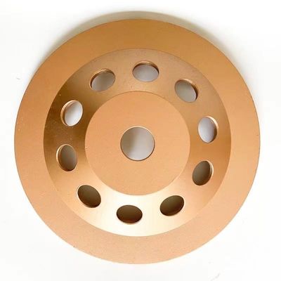 7 adentro. Fila doble Diamond Cup Grinding Wheel de la sola fila 180m m Huachang Diamond Tools