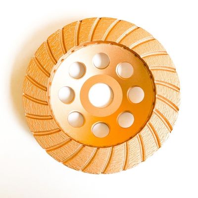 Rueda de alta calidad de 7inch 180×4.5×20×22.23m m Diamond Continuous Turbo Grinding Cup para el hormigón, piedra