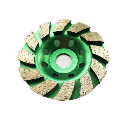 El laser de alta calidad 4inch soldó con autógena la rueda para concreto, piedra, material de 105m m Diamond Segmented Turbo Grinding Cup de construcción