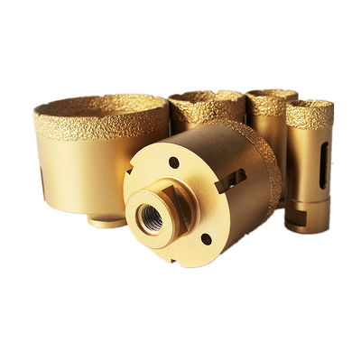 brocas secas del mármol de la cerámica de vidrio de la teja de Ganite de la porcelana de 28×10×60×M14 Diamond Core Drill Bits For con de alta calidad