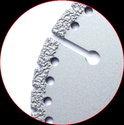 el vacío de 4.5inch 115×1.4/2.4×8×9T×22.23 soldó la calidad de Diamond Grinding Cutting Disc High para el mármol plástico de cerámica de la piedra
