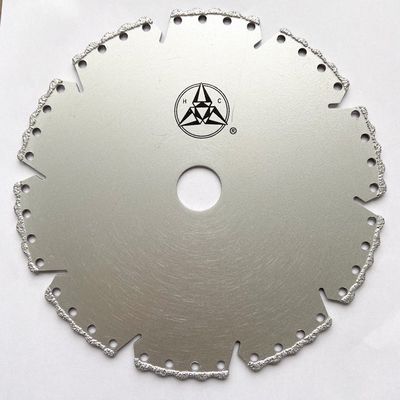 El vacío de alta calidad de 5inch 125×1.4/2.4×8×9T×22.23m m soldó el mármol plástico de cerámica de la piedra de Diamond Grinding Cutting Disc For