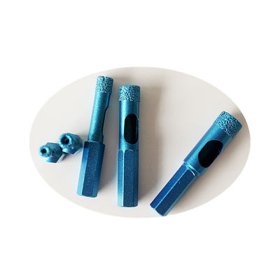 brocas secas del mármol de la porcelana de la teja de 7*65*10m m Diamond Core Drill Bits For Ganite con la larga vida de alta calidad