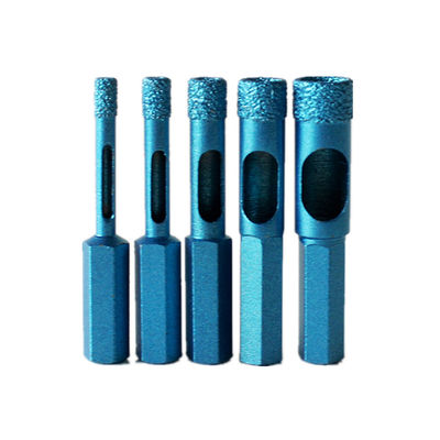 brocas secas del mármol de la porcelana de la teja de 7*65*10m m Diamond Core Drill Bits For Ganite con la larga vida de alta calidad