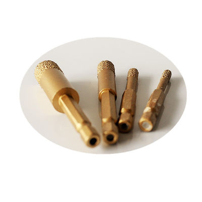 brocas secas del mármol de la porcelana de la teja de 10*65*10m m Diamond Core Drill Bits For Ganite con la larga vida de alta calidad