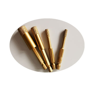 brocas secas del mármol de la porcelana de la teja de 10*65*10m m Diamond Core Drill Bits For Ganite con la larga vida de alta calidad