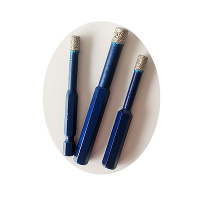 brocas secas del mármol de la porcelana de la teja de 10*65*10m m Diamond Core Drill Bits For Ganite con la larga vida de alta calidad