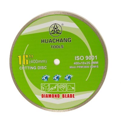Propósito continuo frío de la prensa 16inch ‘400×2.6/3.4×10×25.4m m Rim Diamond Blade For For General, de cerámica
