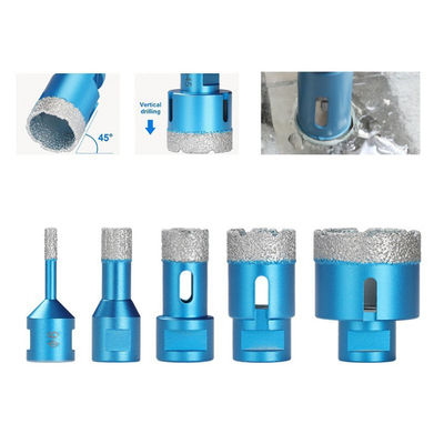 Diamond Core Cutting Bits Set seco mojado para la teja Diamond Masonry Bit 40x10x60xM10 de la porcelana