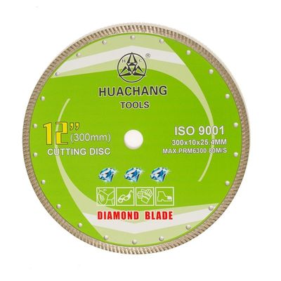 Prensa fría 12inch ‘300×2.0/3.0×10×25.4m m Turbo Diamond Blade High Quality For de fines generales, de cerámica, de mármol