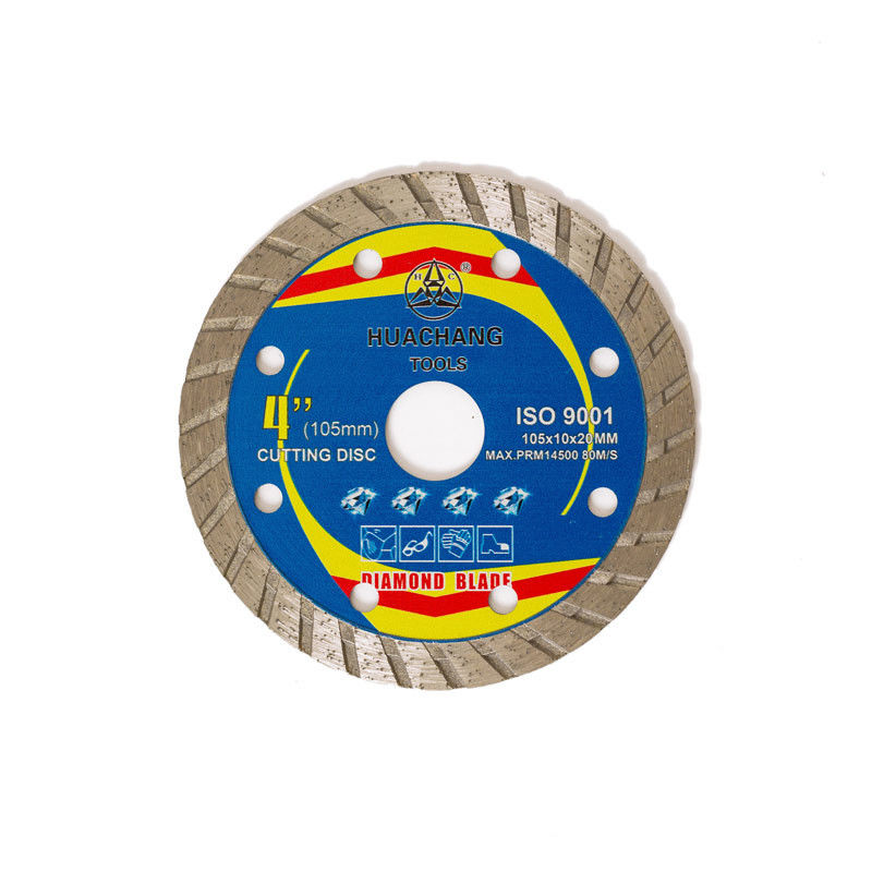 Cuerpo de acero de alta calidad caliente de Diamond Blade 65Mn de la porcelana de la prensa 4inch 105*1.8/1.2*10*8*20m m con vida que corta larga