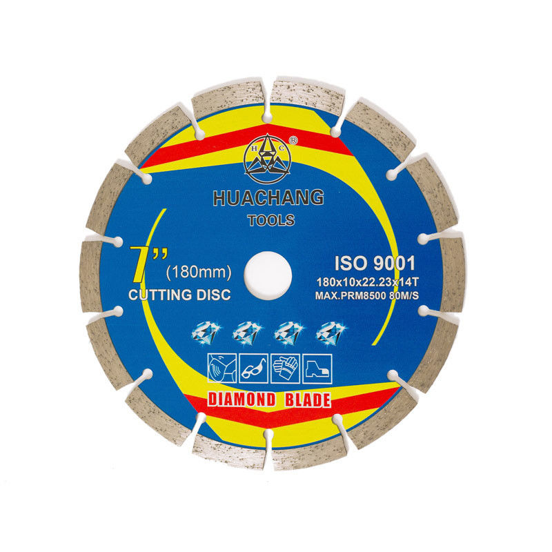 rueda que corta concreta 180×1.6/2.2×10×22.23×14T para la amoladora 180m m Diamond Tile Cutting Blade