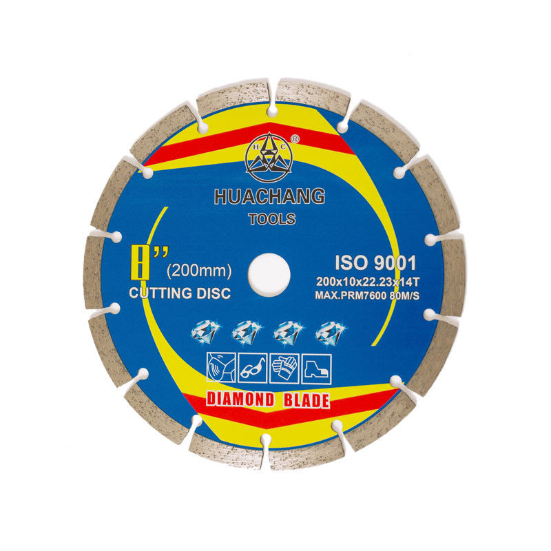 Cuerpo de acero caliente de la prensa 200×1.6/2.2×10×22.23×14T Diamond Saw Blade Diamond Segment &amp;65Mn	Para de cerámica, teja, granito, mármol