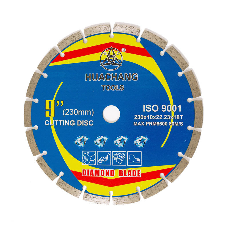 Rueda que corta concreta caliente de alta calidad de la prensa 230×10×22.23×18T para la amoladora Diamond Tile Cutting Blade