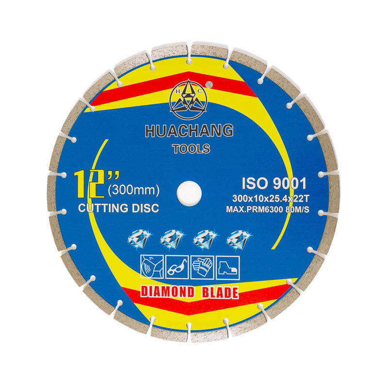 Rueda que corta concreta de alta calidad 300×10×25.4×22T para la amoladora 300m m Diamond Tile Cutting Blade