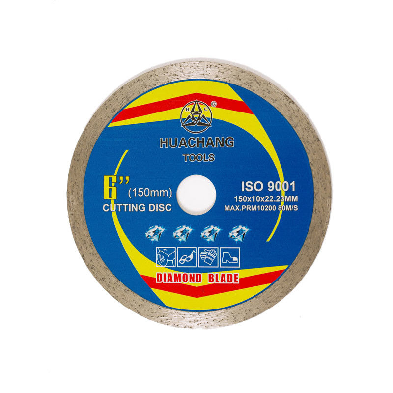 prensa caliente Diamond Tile Saw Blades For de 6inch ‘150×1.4/2.0×10×22.23m m de fines generales, de cerámica, de mármol y concreto