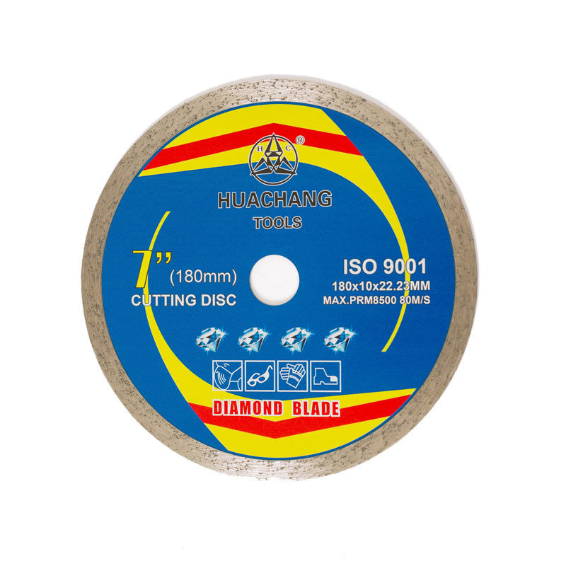 prensa caliente Diamond Tile Saw Blades For de 7inch ‘180×1.6/2.2×10×22.23m m de fines generales, de cerámica, de mármol y concreto