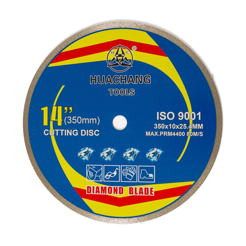Prensa caliente 14inch 350×2.2/3.2×10×25.4m m Diamond Tile Saw Blades For de fines generales, de cerámica, de mármol y concreto