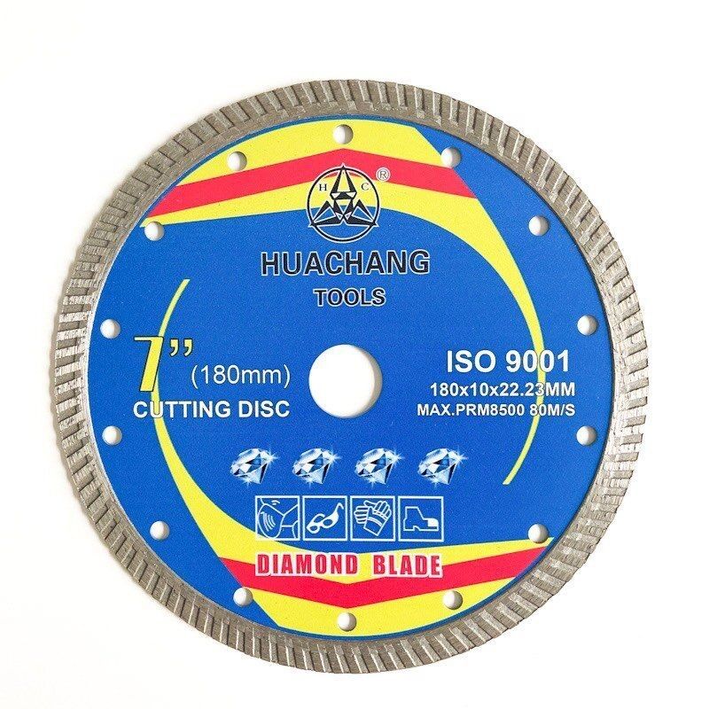6 disco del corte de la pulgada 180m m Diamond Blade High Quality Porcelain para la amoladora de ángulo 22.23m m Boree
