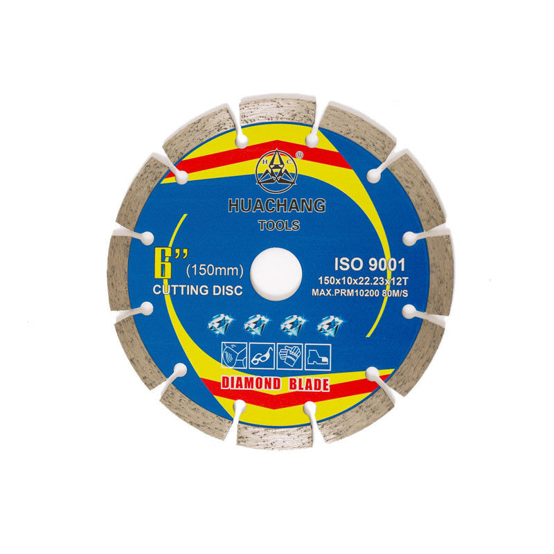 Pulgada caliente 150×1.4/2.0×10×22.23×12T Diamond Concrete Saw Blade Concrete Diamond Blade For Grinder de la prensa 6