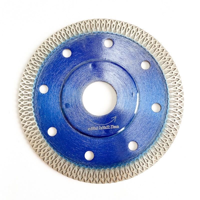 Propósito circular azul caliente de alta calidad de la prensa 4inch 105x0.8/1.2x10x20m m Diamond Saw Blade For General, de cerámica, ladrillo