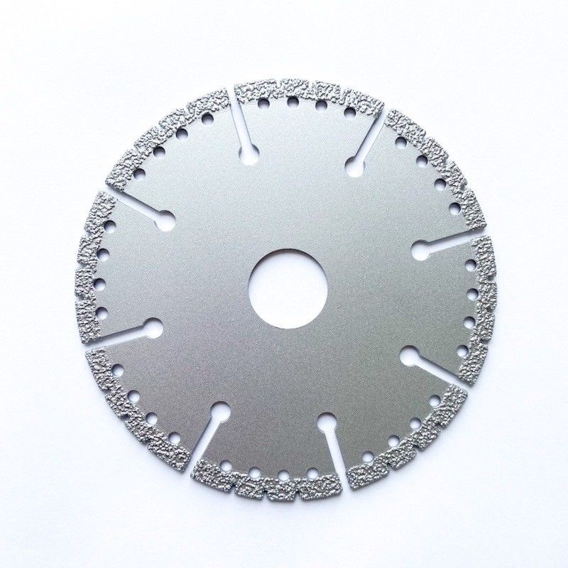 el vacío de 4.5inch 115×1.4/2.4×8×9T×22.23 soldó la calidad de Diamond Grinding Cutting Disc High para el mármol plástico de cerámica de la piedra