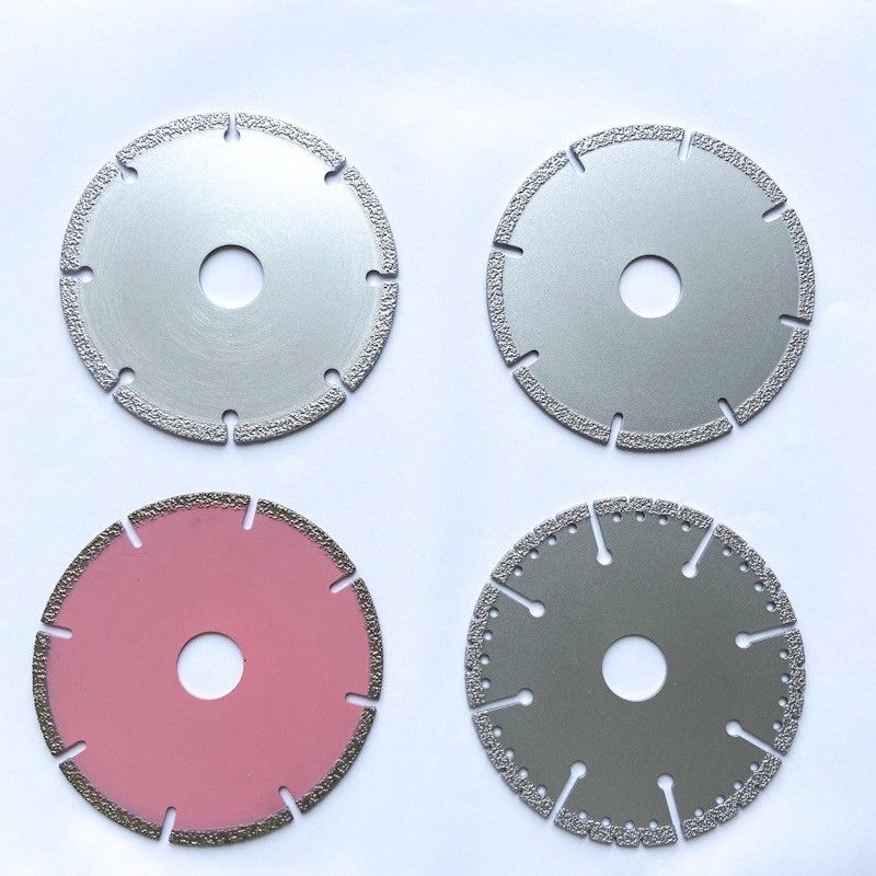 4.5inch de alta calidad 115×1.4/2.4×6×9T×22.23mmVacuum soldó a Diamond Grinding Cutting Disc