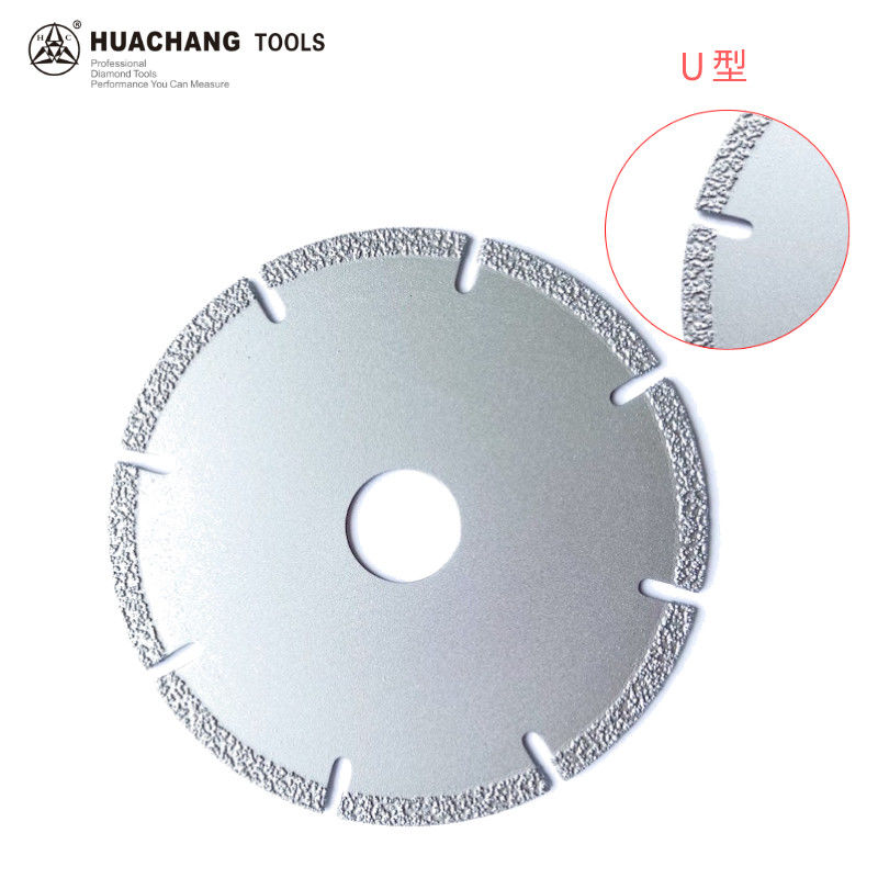 el vacío de alta calidad de 4.5inch 115×1.4/2.2×5×22.23×9T soldó el mármol plástico de cerámica de la piedra de Diamond Grinding Cutting Disc For