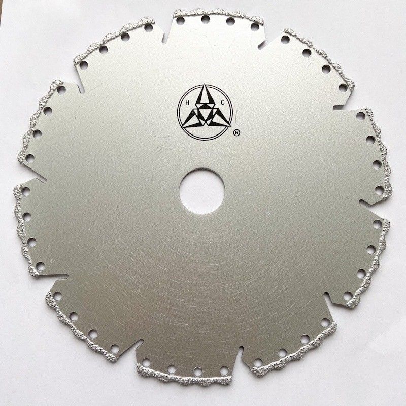 El vacío de alta calidad de 5inch 125×1.4/2.4×8×9T×22.23m m soldó el mármol plástico de cerámica de la piedra de Diamond Grinding Cutting Disc For