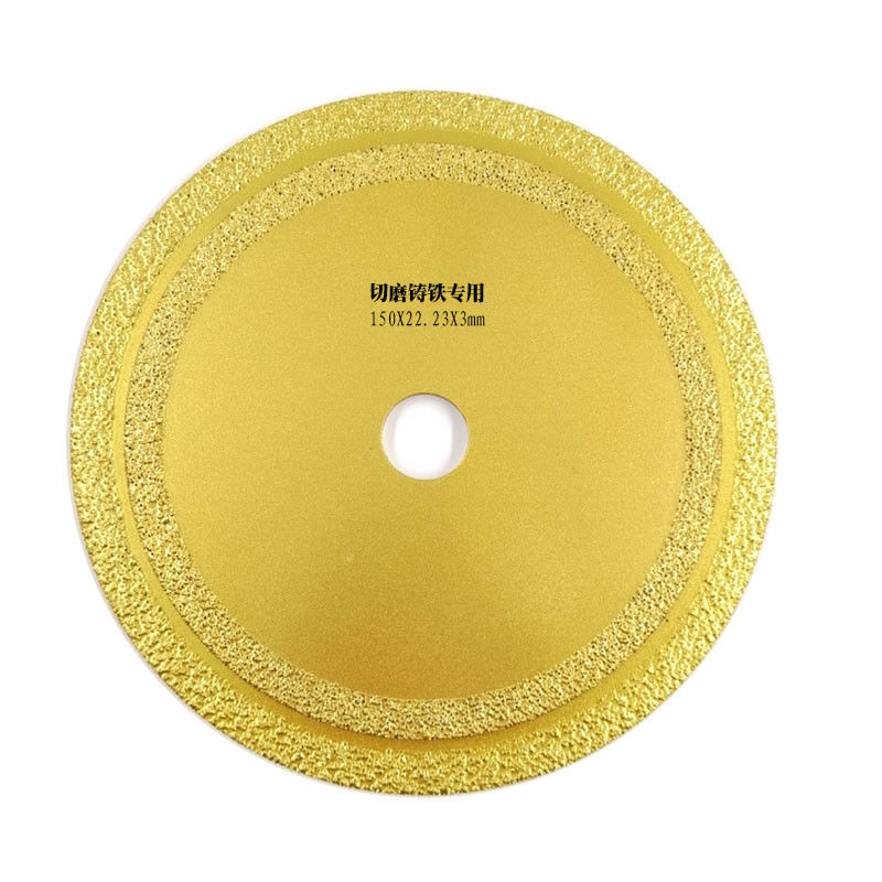 150×1.6/2.4×8×22.23m m Diamond Saw Blade For Cutting soldado vacío emergencia de acero inoxidable del fuego del metal de mármol del arrabio