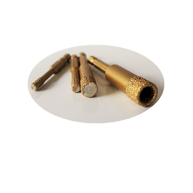 brocas secas del mármol de la porcelana de la teja de 8*65*10m m Diamond Core Drill Bits For Ganite con la larga vida de alta calidad
